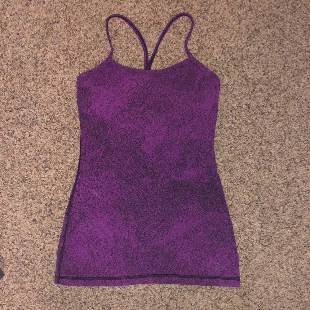 Lululemon purple power y tank